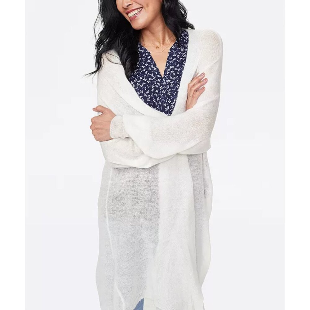 NYDJ Open Front Featherweight Yarn Cardigan Sweater Size 3X
